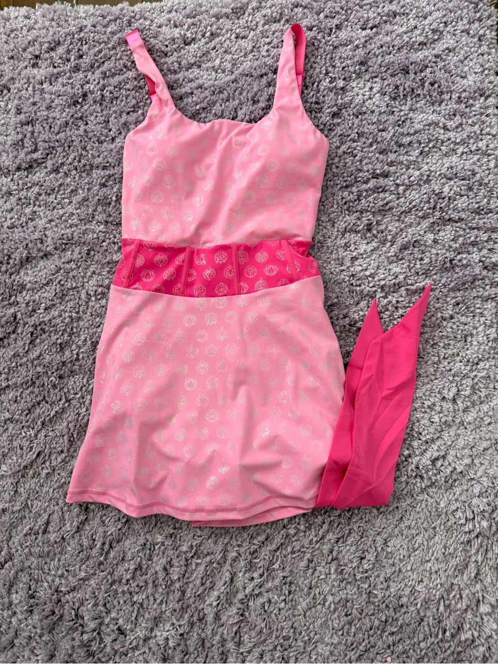 Crowned athletics Pink princess icons athletic Dress